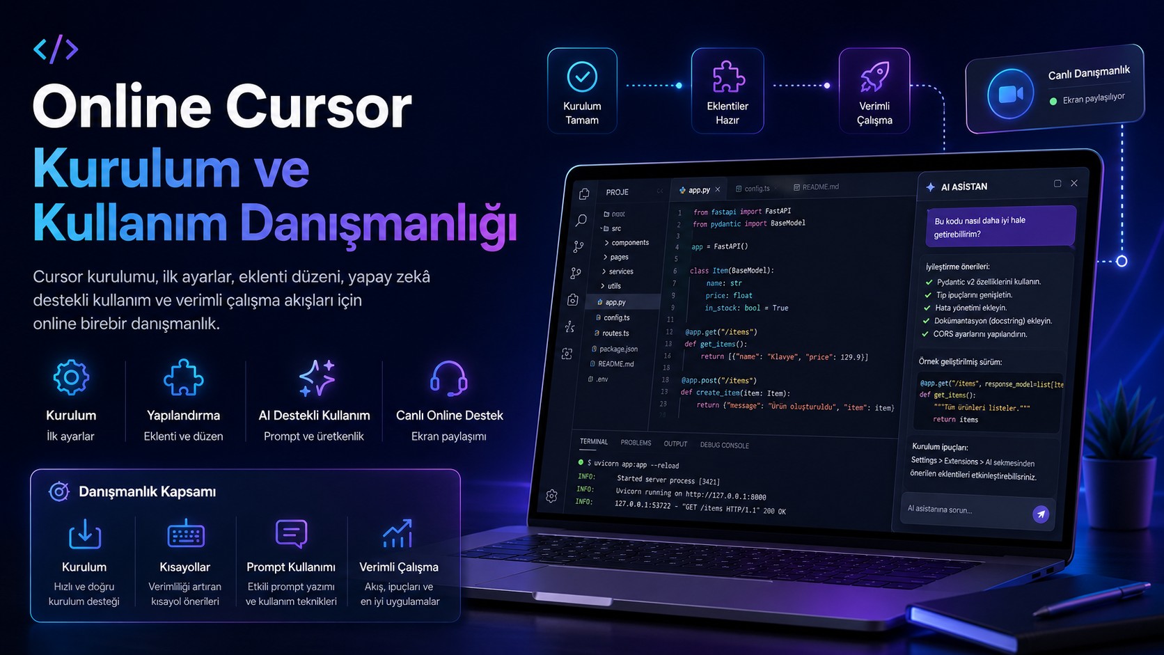 Cursor Kurulum ve Kullanım Danışmanlığı